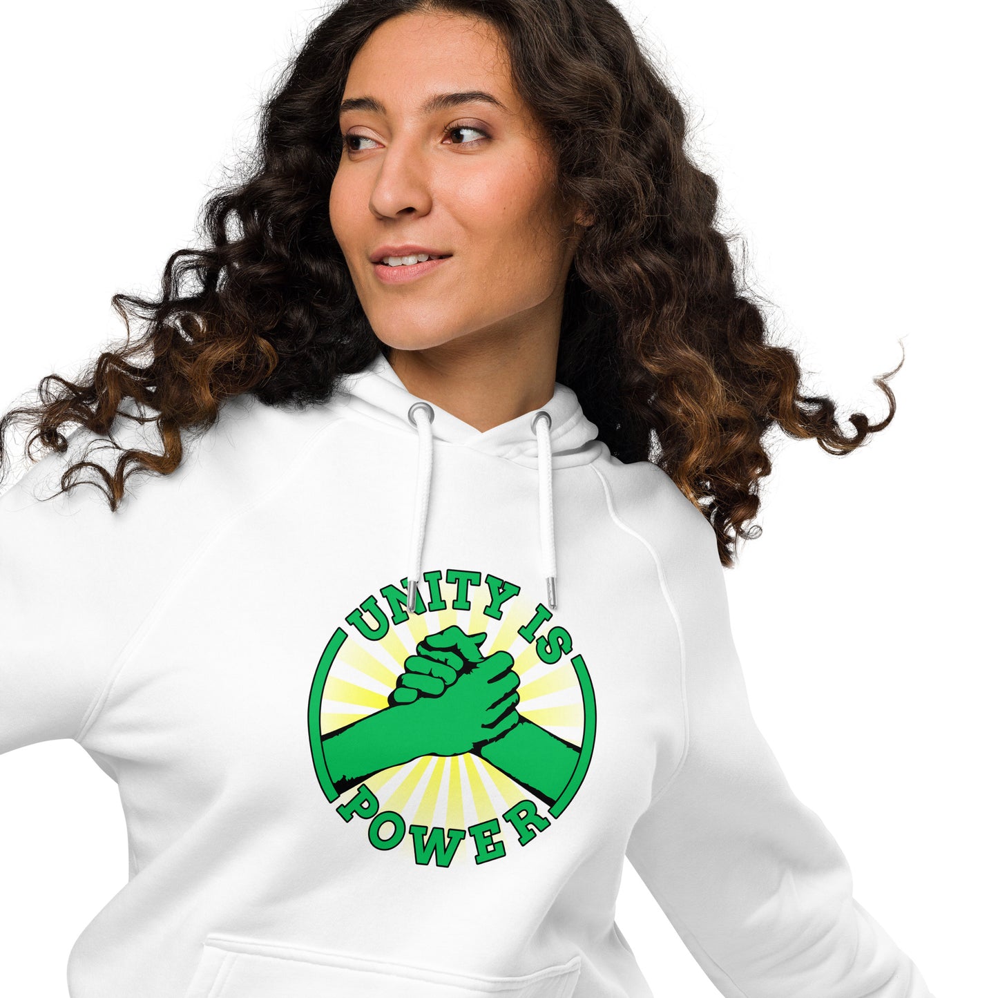 Unisex eco raglan hoodie