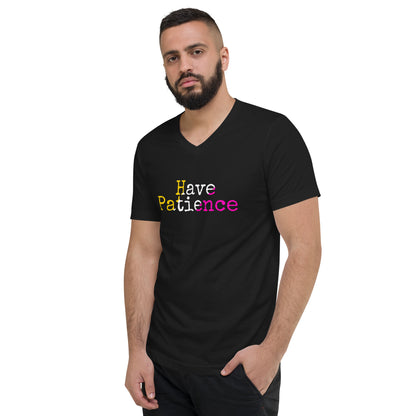 Unisex Short Sleeve V-Neck T-Shirt